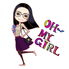 [LINEスタンプ] Oh~ My Girl！