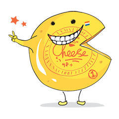 [LINEスタンプ] Mr Cheese family and friends