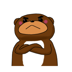 [LINEスタンプ] クマさんの休日