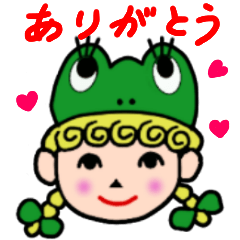 [LINEスタンプ] 帽子大好きハットちゃん