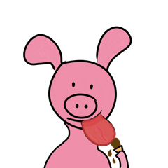 [LINEスタンプ] Porky's Life 1 