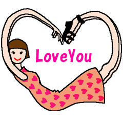 [LINEスタンプ] Longlong-girl