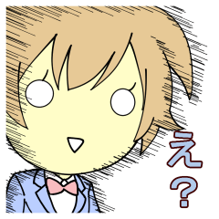 [LINEスタンプ] 間抜けな顔の女の子のスタンプ