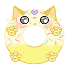 [LINEスタンプ] Donut Kitty