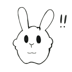 [LINEスタンプ] わたうさぎ