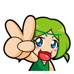 [LINEスタンプ] パクチー娘2
