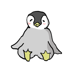 [LINEスタンプ] エモいペンギン