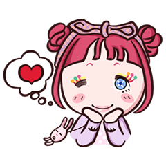 [LINEスタンプ] ぱるにゃん〜オシャレ大好き！幼稚園児〜