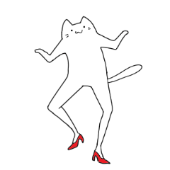 [LINEスタンプ] ねこあし