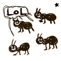 [LINEスタンプ] New An ant stickers