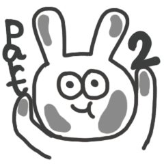 [LINEスタンプ] うさ男やで。part2