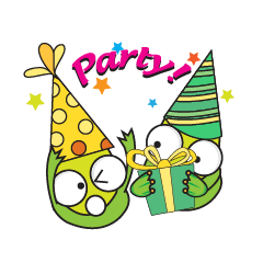 [LINEスタンプ] Mischievous Green Frog Animated