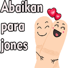 [LINEスタンプ] FINGER-JARI ROMANTIS