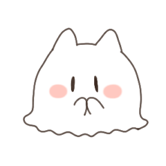 [LINEスタンプ] おばけねこちゃん