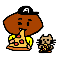 [LINEスタンプ] Go Go アーモンドくん
