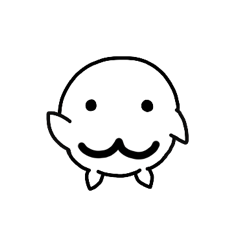 [LINEスタンプ] しろぱん、だよ～♪
