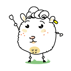 [LINEスタンプ] Moma the sheepの画像（メイン）