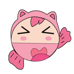[LINEスタンプ] Pinkky LittleFish