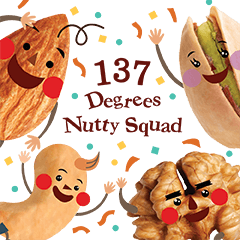 [LINEスタンプ] 137 Nutty Squad - THAI VERSION