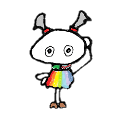 [LINEスタンプ] 天子ちゃんのシュールな毎日