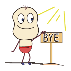 [LINEスタンプ] Potato Baby