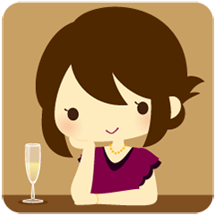 [LINEスタンプ] 酒好き女子のほろよいスタンプ