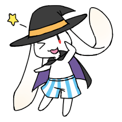 [LINEスタンプ] Magical boxer bunny