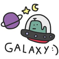 [LINEスタンプ] Galaxoo Galaxyy