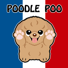 [LINEスタンプ] トイプードルのPOO