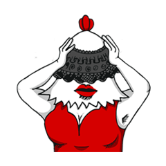 [LINEスタンプ] princess chicken