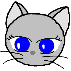 [LINEスタンプ] 月猫Lunaちゃんの画像（メイン）