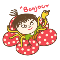 [LINEスタンプ] Naughty kid ~
