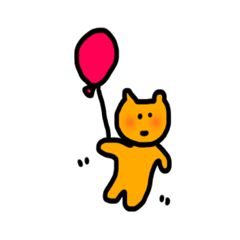 [LINEスタンプ] オレンジねこちゃんの日常