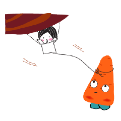 [LINEスタンプ] Funny and Super Carrot Animated