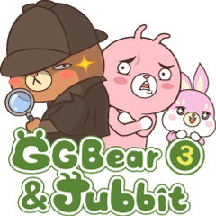 [LINEスタンプ] GGbear ＆ Jubbit -3