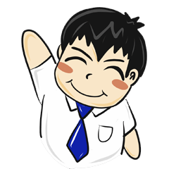 [LINEスタンプ] 会社 ＆ ネクタイブルー