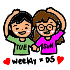 [LINEスタンプ] weekly sister