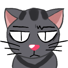 [LINEスタンプ] Your friendly rogue meow