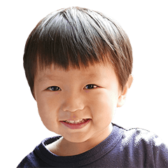 [LINEスタンプ] Naughty Baby Face-1