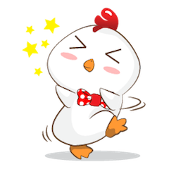 [LINEスタンプ] Little cute chicken