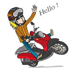 [LINEスタンプ] motorcycleforfun