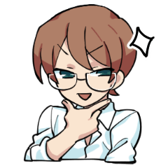 [LINEスタンプ] 眼鏡男子スタンプ〜色々な挨拶編〜