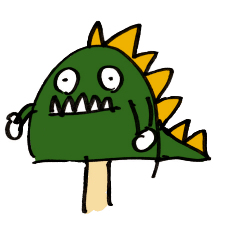 [LINEスタンプ] 怪獣くんとその愉快なガールフレンド