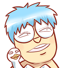 [LINEスタンプ] BLUEISLAND-NO FRIEND
