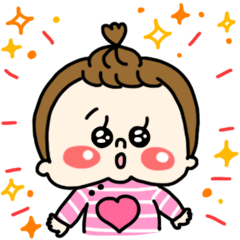 [LINEスタンプ] プリティーガルベビ