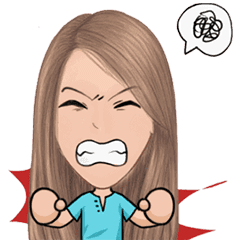 [LINEスタンプ] BueBlue DukDik Ver.2