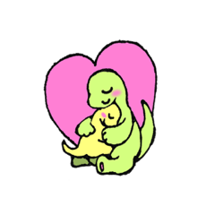 [LINEスタンプ] 恐竜の仲間たち