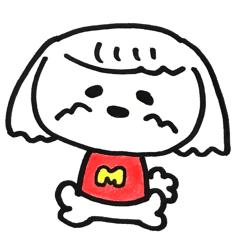 [LINEスタンプ] マルチーズのまさし 