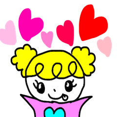 [LINEスタンプ] 小6の女の子が作ったスタンプ