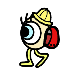 [LINEスタンプ] 目玉ちゃん
